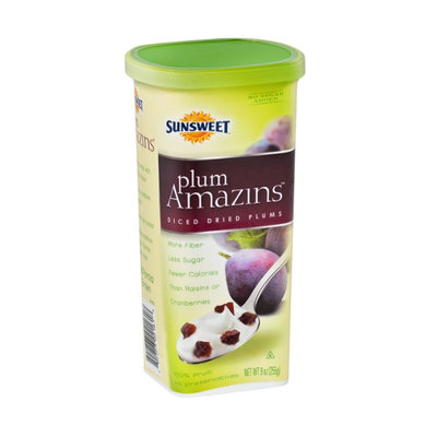 Sunsweet Plum Amazins Diced Dried Plums