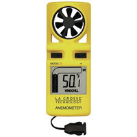 La Crosse Technology Handheld Backlit Anemometer with Neckstrap EA-3010U
