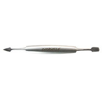 Probelle Double Sided 2-in-1 Cuticle Pusher and Cleaner Stainless Steel Manicure Tool