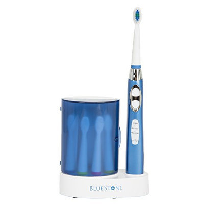 Bluestone 72-1005 Rechargeable Sonic Toothbrush with UV Sanitizer and 12 heads
