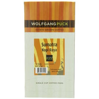 Wolfgang Puck Coffee, Sumatra Kopi Raya, Dark Roast, 18-Count Pods (Pack of 3)