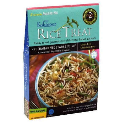 Kohinoor Rice Treat Ready To Eat Gourmet Rice Pilafs, Hyderabadi Vegetable Biryani, 8.8-Ounce Pouches (Pack of 6)