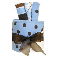 Trend Lab 4 Pc. Hooded Towel and Wash Cloth Gift Cake Set - Max
