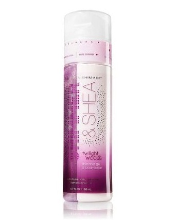 Bath & Body Works® SHIMMER & SHEA Twlight Woods Shimmer Gel & Body Lotion