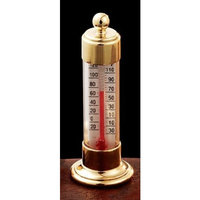WEEMS and PLATH/CONANT BRASS Conant Custom Brass Model T-19 Vermont Natural Brass Desk Thermometer