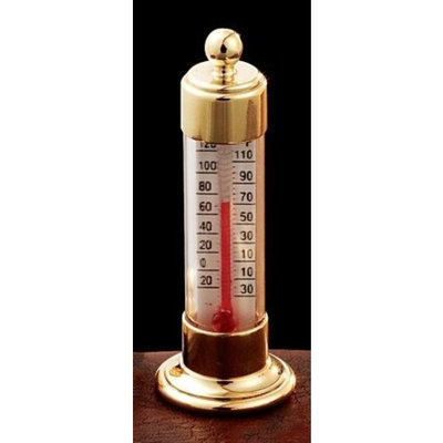 WEEMS and PLATH/CONANT BRASS Conant Custom Brass Model T-19 Vermont Natural Brass Desk Thermometer