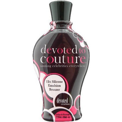 2 BOTTLES OF Devoted to Couture Tanning Lotion by Devoted Creations - NEW 12.25 oz bottle
