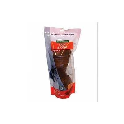 Healthy Hide Good 'n' Fit Skin and Coat Chews, Beef Flavored Rawhide Bone, 7-Inch, 1-Pack