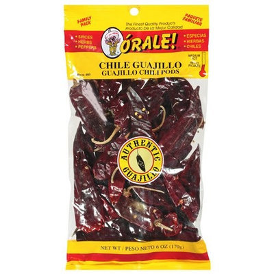 Orale Medium Hot Guajillo Family Pack Chili Pods, 6 oz