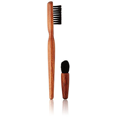 ON&OFF Wooden Jumbo Brow Brush and Mini Definer Brush