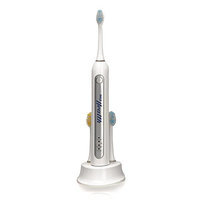 Pyle PHLTB41WT Ultrasonic Wave Rechargeable Electric Toothbrush Automatic Charging Base Dock