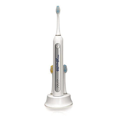 Pyle PHLTB41WT Ultrasonic Wave Rechargeable Electric Toothbrush Automatic Charging Base Dock