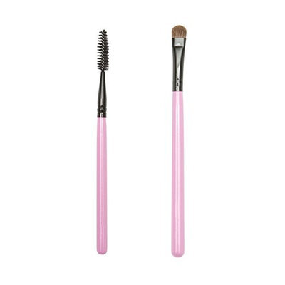 ON&OFF PINKLOVE BRUSH COLLECTION Spoolie and Precision Crease Brush