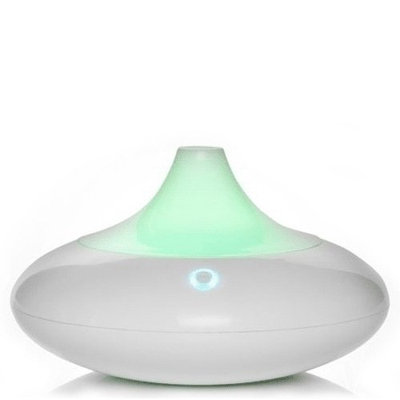 ZAQ Dew Essential Oil Diffuser LiteMist Ultrasonic Aromatherapy With Ionizer and Color-Changing Light - 80 ML Capacity