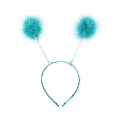 Zucker Feather Products Dark Aqua Antennae Headband