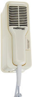 Jerdon JWM4CD Hard-Wired Wall Mount Hair Dryer with 2-Speed and Heat Settings