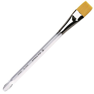 Da Vinci Series C18 Synthetic Mask Brush Flat Plexiglass Handle