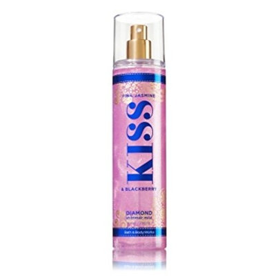 Bath & Body Works® KISS PINK JASMINE & BLACKBERRY Diamond Shimmer Mist