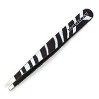 TWEEZERMAN Zebra Slant Tweezer Square Tube