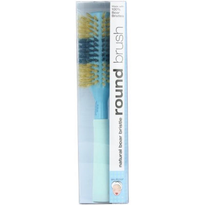 Bath Accessories Hair Brush Natural Boar 2.5 Inch Round Stripe