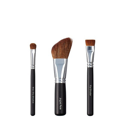 VEGAN LOVE Wet/Dry Shadow Angled Face Brush Trio