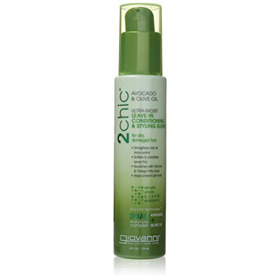 Giovanni 2chic Avocado and Olive Oil Ultra-Moist Leave in Conditioning and Styling Elixir