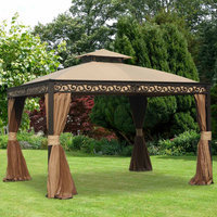 Sunjoy Gazebo. Whelan 12 ft. x 10 ft. Steel Fabric Gazebo