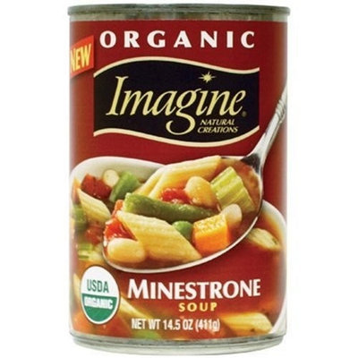 Imagine Organic Classic Minestrone Soup, 14.5-Ounce Can (Pack of 12)