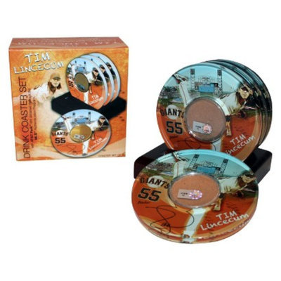 MLB San Francisco Giants Tim Lincecum Player Coaster with Game Used Dirt