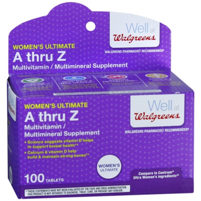 Walgreens Multi Vitamin Ultimate Women's Tablets