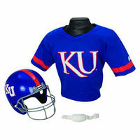 Franklin Sports Kansas Helmet/Jersey set- OSFM ages 5-9
