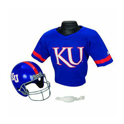 Franklin Sports Kansas Helmet/Jersey set- OSFM ages 5-9