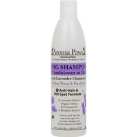 Aroma Paws 12 oz. Luxury Dog Shampoo & Conditioner in One Lavender Chamomile: Anti-itch & Hot Spot Relief Formula