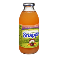 Snapple All Natural Peach Mangosteen Juice Drink