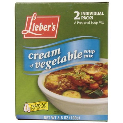 Liebers Soup Mix, Cream of Vegetable, Passover, 3.50-Ounce (Pack of 8)