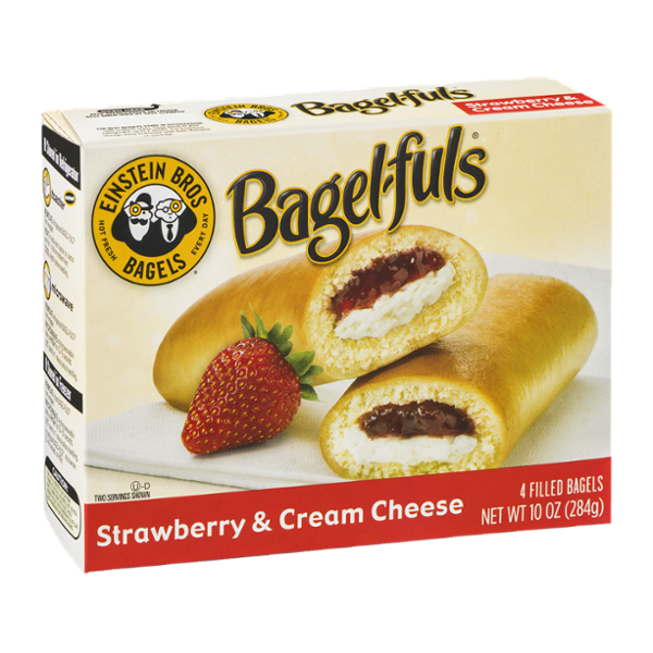 Einstein Bros. Bagels Bagelfuls Strawberry & Cream Cheese 4 CT