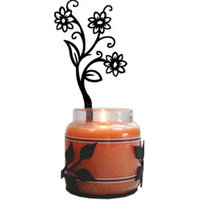 Village Wrought Iron C-LJS-172-R Shasta Daisy Large Jar Sconce-Right