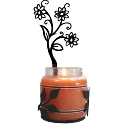 Village Wrought Iron C-LJS-172-R Shasta Daisy Large Jar Sconce-Right