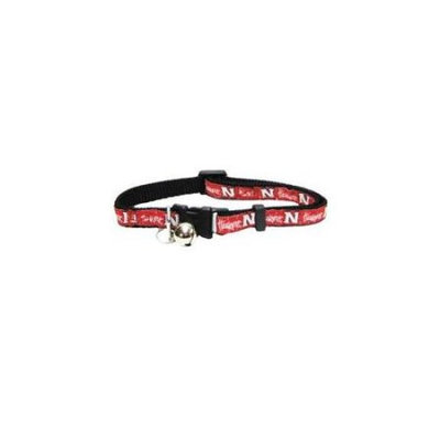 Ahi Mirage Pet Products 301-22 CT Nebraska Corn Huskers Cat Collar