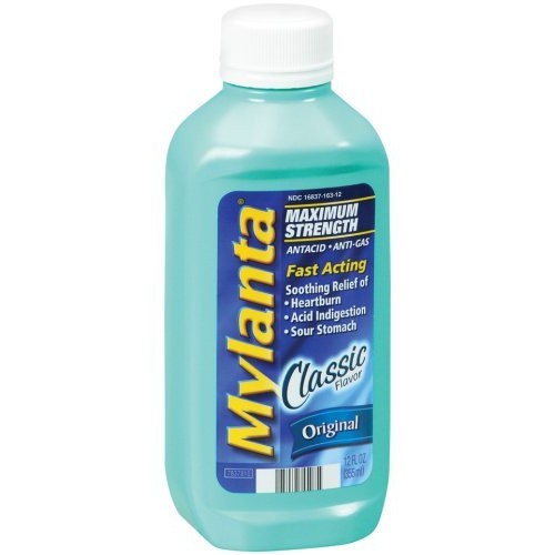 Mylanta Antacid/Anti-Gas, Maximum Strength, Original, 12 fl oz (355 ml)