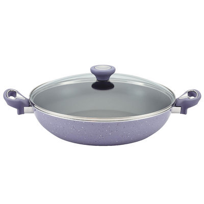 Meyer Corporation Us-farberware Division 12-1/2-Inch Covered Skillet with Side Handles, Lavender