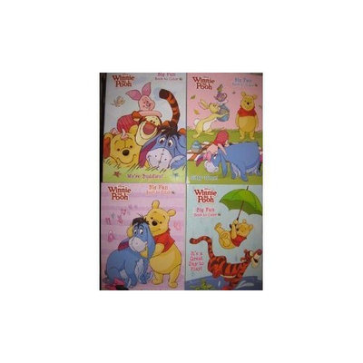 Disney Winnie the Pooh Big Fun Book to color Set of 4 (It's a Great Day to Play, Silly Time, Special Pals, We're Buddies!)