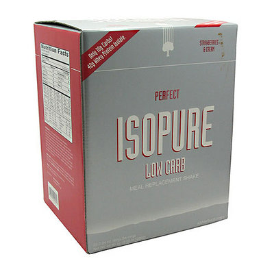 Nature's Best Perfect Isopure Low Carb Strawberries & Cream Protein Drink Mix Powder
