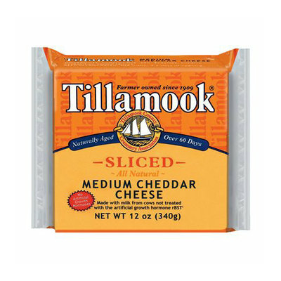Tillamook All Natural Sliced Medium Cheddar Cheese