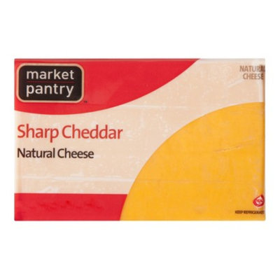 Market Pantry Natural Sharp Cheddar Cheese - 16 oz.