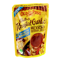 Old El Paso® Chile & Roasted Garlic Mild Mexican Cooking Sauce