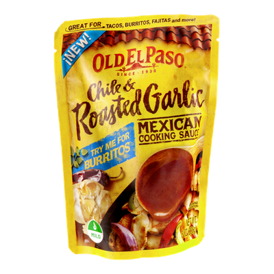 Old El Paso® Chile & Roasted Garlic Mild Mexican Cooking Sauce