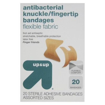 up & up up&up Knuckles/Fingertips Flexible Fabric Bandages - 20 Count