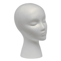 Hollywood Star MANNEQUIN HEAD Case Pack of 1 Giell Styrofoam Foam Mannequin Wig Head Display Hat Cap