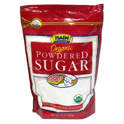 Hain Pure Foods Organic Powdered Sugar, 16-Ounce Units (Pack of 6)